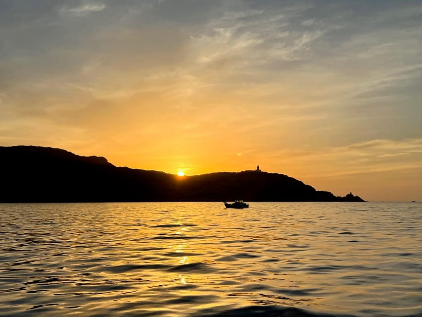 Lumio: Sunset Boat Tour in the Bay of Calvi - Stopping near Spano for swimming