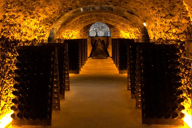 Luxury Champagne Tour(All Included): 2 Famous Houses & Restaurant - Stop 1: Veuve Clicquot cellars and a possible Taittinger moment