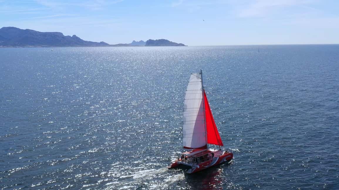Marseille : Calanques Catamaran Cruise with Lunch & Wine - Weather and comfort: what to expect when the sea turns moody