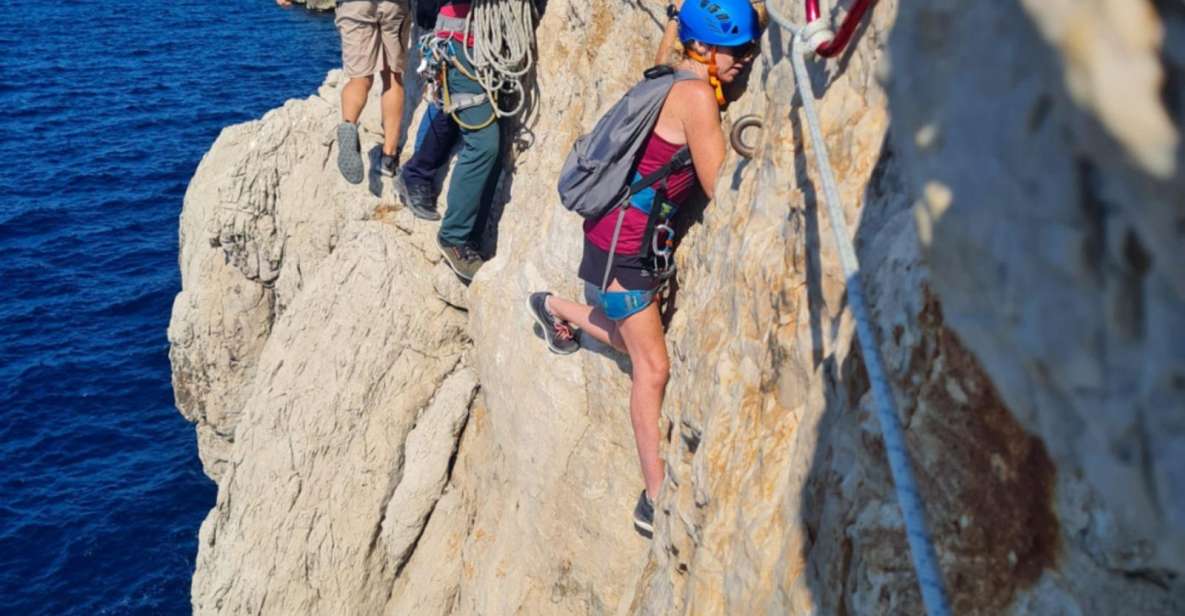 Marseille : Via Ferrata in the calanque of Sormiou - Climbing above the Calanque de Sormiou