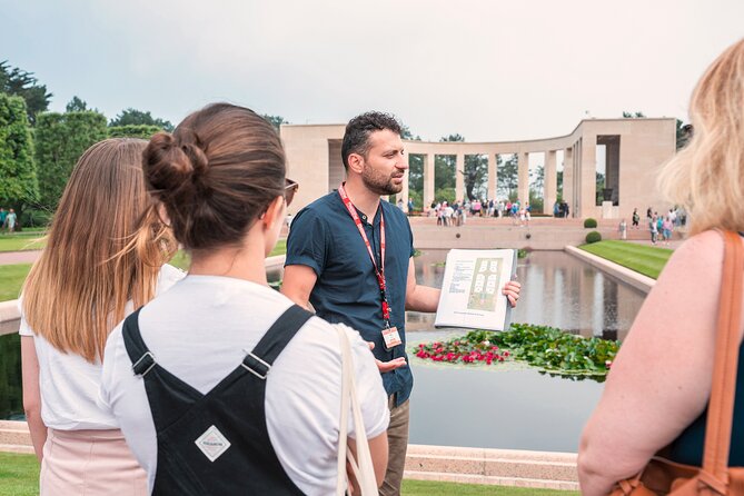 Mémorial de Caen Museum Admission and Guided Tour of D-Day Sites - Stop 2: Omaha Beach, with real time to step onto sand