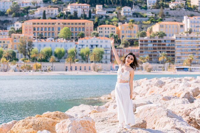 Menton Photo shoot with a Local Award Winning Photographer - The Campanin, basilica, lanes, and sea