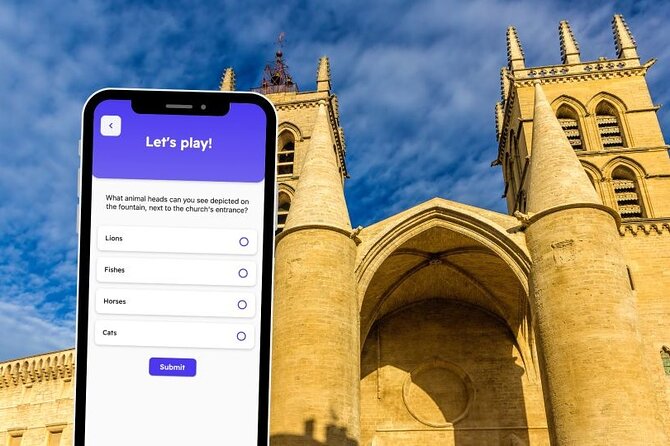 Montpellier City Exploration Game and Tour on your Phone - Starting near La Tour de la Babote