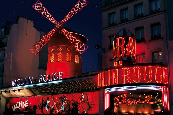 Moulin Rouge Dinner Show with Champagne and Drop Off - Before you go: meeting point, arrival timing, and the line factor