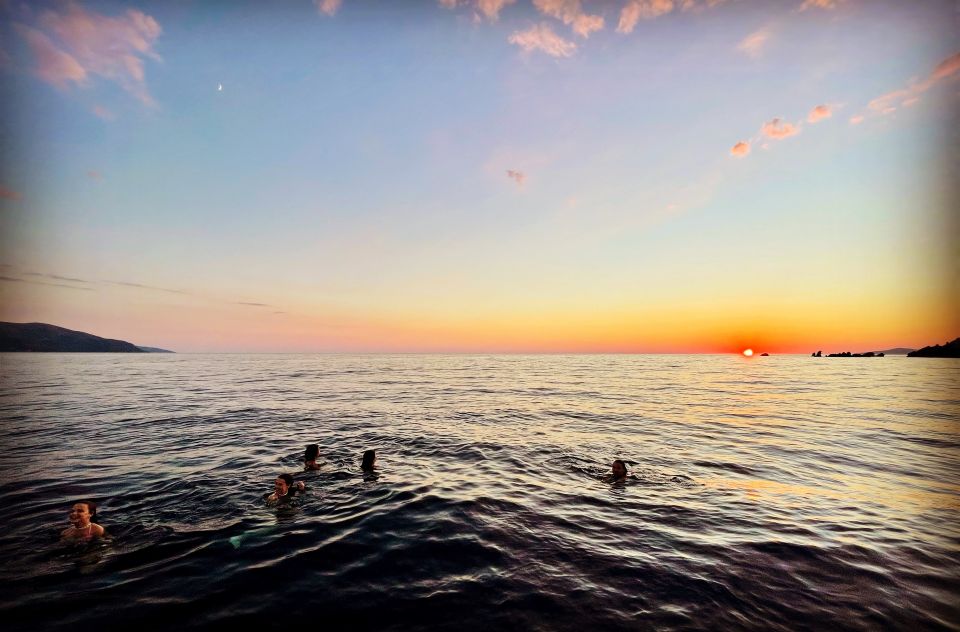 Near Ajaccio : Cruise to Piana Scandola cliff tasting sunset - Scandola from the sea