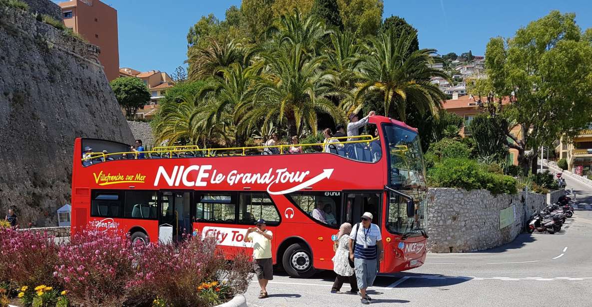 Nice: 1 or 2-Day Hop-On Hop-Off Bus Tour - Entering Nice from Stop 1 at Quai des Etats-Unis