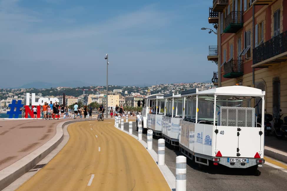 Nice: A gentle ride on a small electric train with panoramic views - Price at about $16: when this is great value in Nice