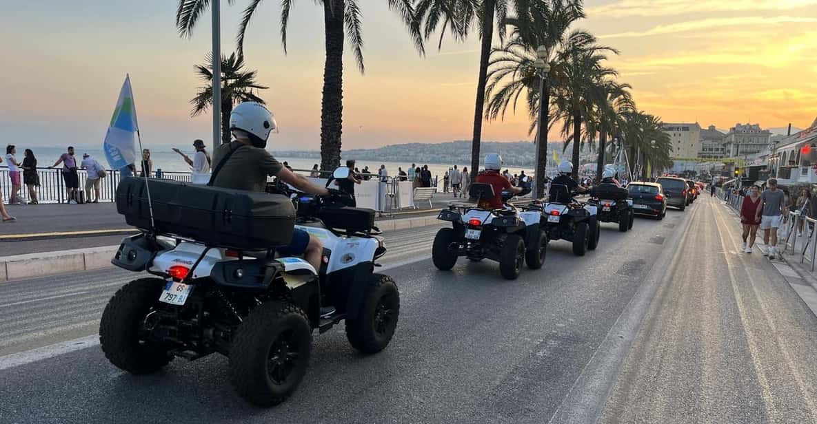 NICE BY ELECTRIC QUAD:panoramic tour from Nice - Getting Started at 7 Rue Longchamp: Safety Briefing and Gear