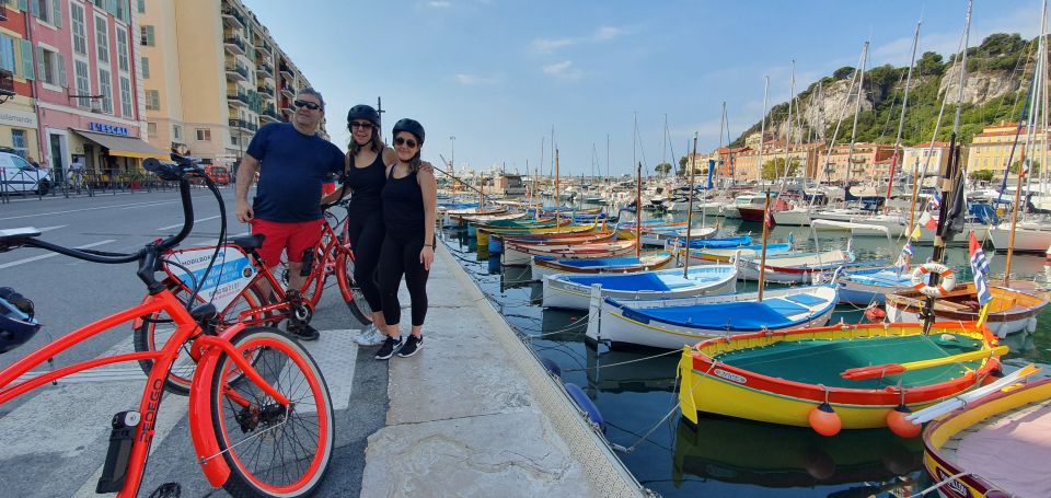 Nice: E-Bike City Highlights Tour - Quai des États-Unis and the Cours Saleya break: city life with room to breathe