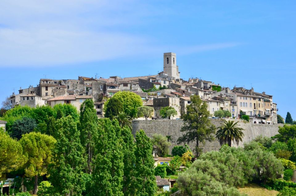 Nice: Medieval Villages Full-Day Guided Trip - Tourrettes-sur-Loup: violet flower symbol, violet gelato, and defensive ramparts
