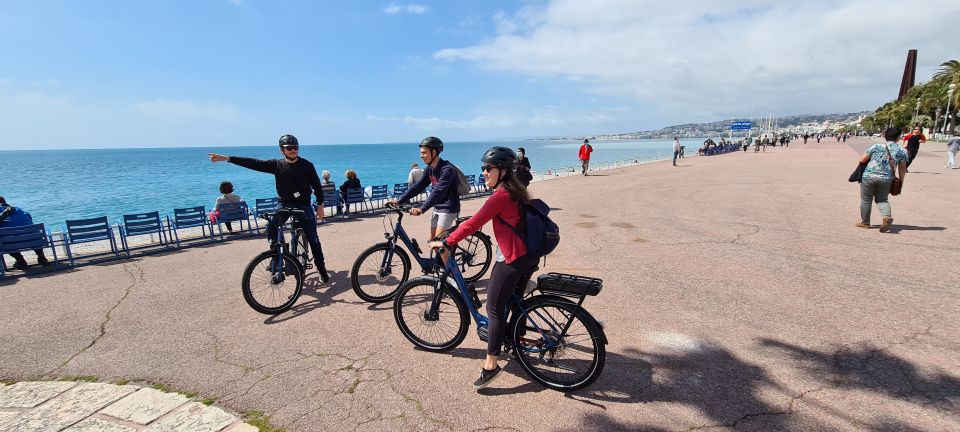 Nice: Panoramic French Riviera E-Bike Tour - Getting started on the Promenade: bike basics before the climb