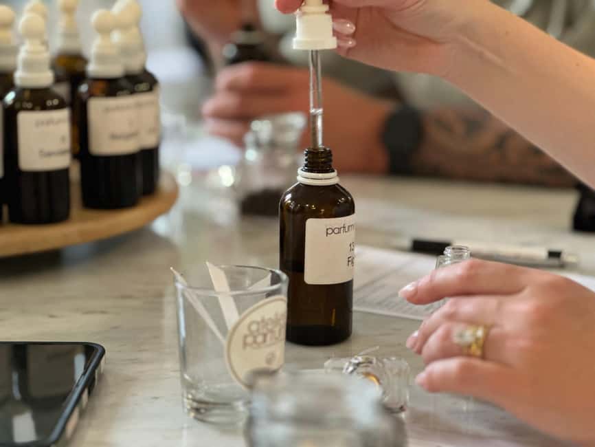 Nice: Perfume Creation Workshop - Your 30 ml Bottle and Reordering the Formula