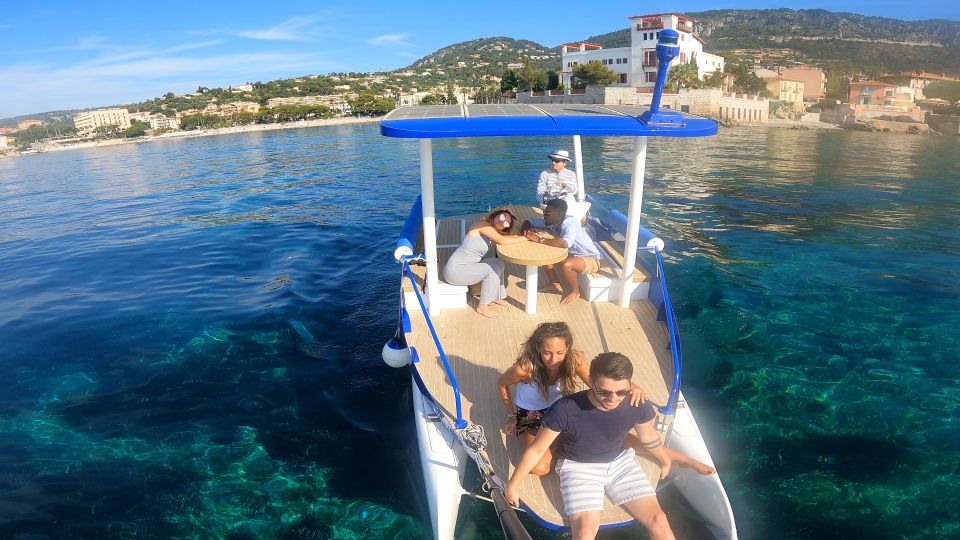 Nice: Private French Riviera Solar Boat Cruise - The Captain-Guide Makes It Private (Not Just a Smaller Boat)