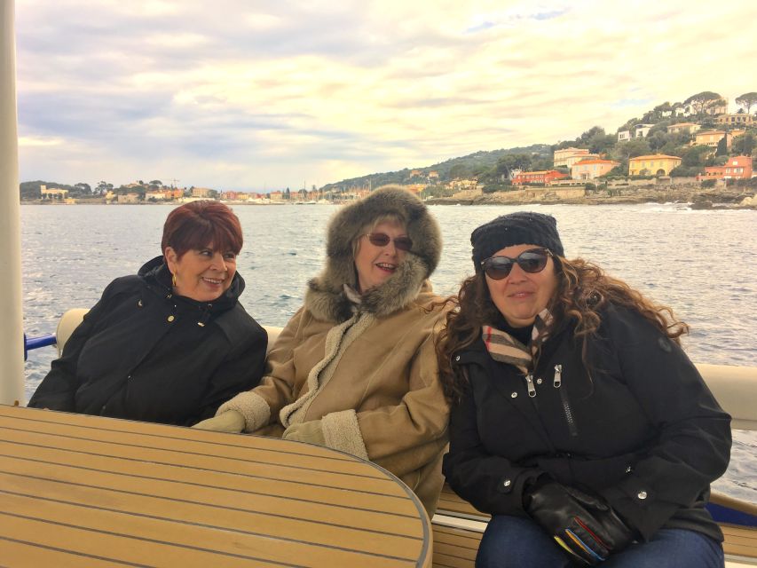 Nice: Private French Riviera Solar Boat Cruise - The Fun Part: Swimming Stops and Photo Time (With Weather-Realism)