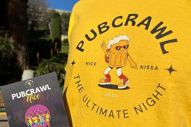 Nice: Pub Crawl Yellow – Social Bars, Games & VIP Club Entry - Town Club in Old Nice: Two Atmospheres in One Place