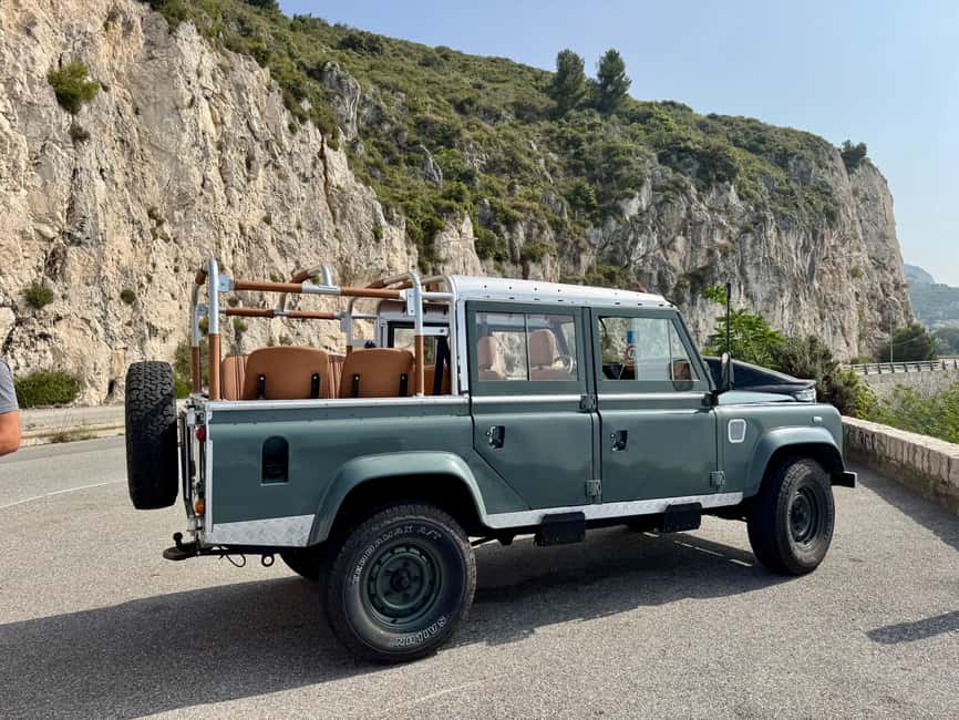 Nice: Ride the Riviera in a Defender with discovering Eze - Key things that make this Èze + Fragonard tour work