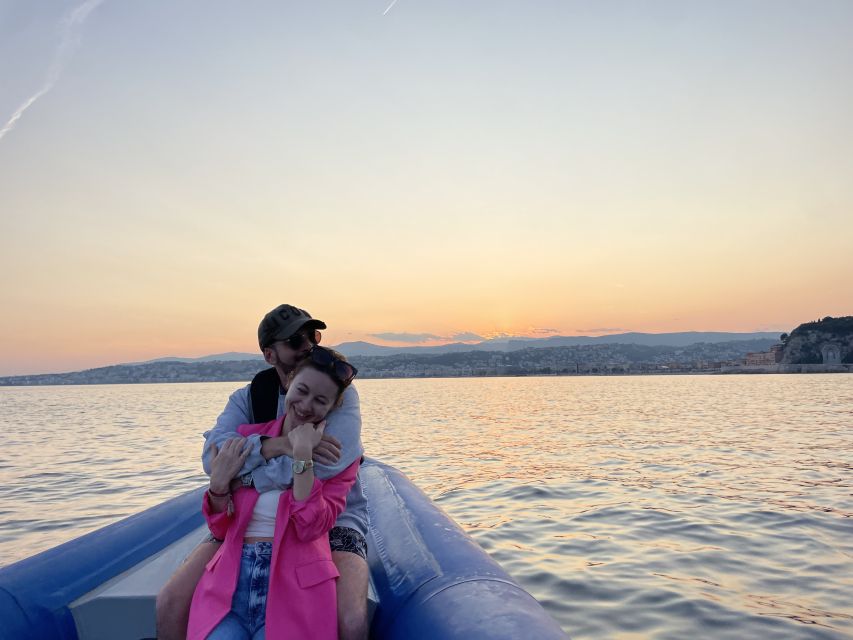 Nice: Sunset Boat Tour with Wine and Local Snacks - Villefranche-sur-Mer swim stop: apéritif, snorkeling, and calm water