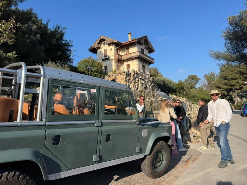 Nice: Sunset & Wine Tasting in a historic Land Rover - Panoramic sunset timing: how you get photos without feeling rushed