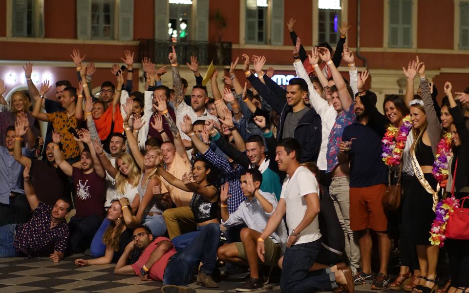 Nice: Ultimate Party Bar Crawl Free Shots & VIP Club Entry - VIP fast-track club entry: the best part and the biggest trade-off