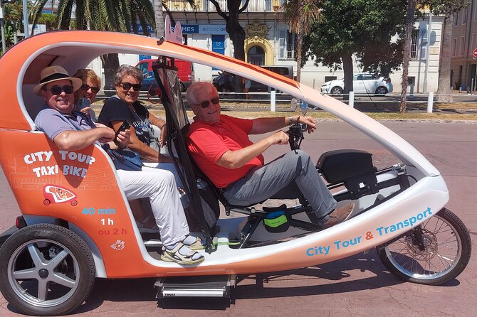 Nice: Visit of Nice by electrically assisted bike taxi 1 hour. - Food and Photo Tips That Make the Hour Go Further