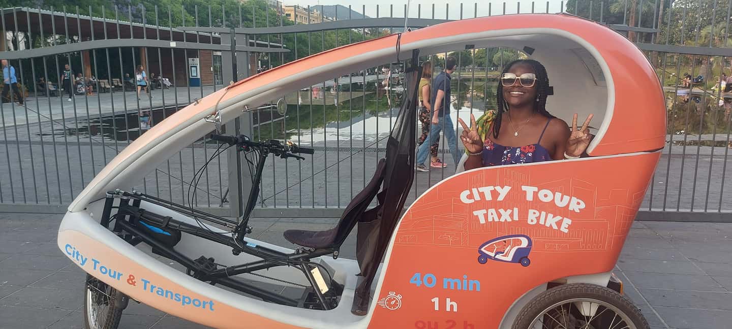 Nice : Visite privé 1H en Vélotaxi avec un guide local. - Quai des Etats-Unis and the Promenade des Anglais