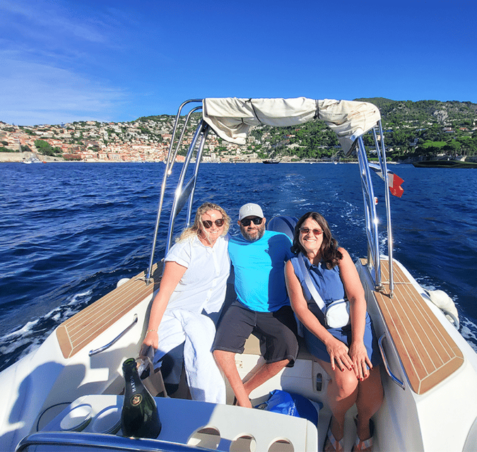 Nice: Visite privé en Bike & Boat 3h Villefranche-Cap ferrat - Saint-Jean-Cap-Ferrat from the private boat