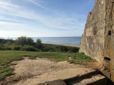 Normandy American Landing beaches (Utah; Omaha) private tour - Utah Beach and the church at Sainte-Marie-du-Mont