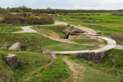 Normandy U.S Beaches & D-DAY Sites Private Tour From Bayeux - Pointe du Hoc and its rough ground