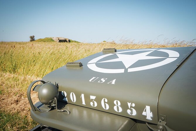 Normandy WW2 Classic Jeep Tour - Omaha Beach at WN 60: seeing the fighting where losses were heaviest