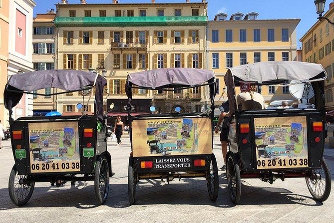 Original Nice city tour ( pedicab-vélo taxi) - The Real Benefit: Pedicab Transport for Tight Streets and Comfort