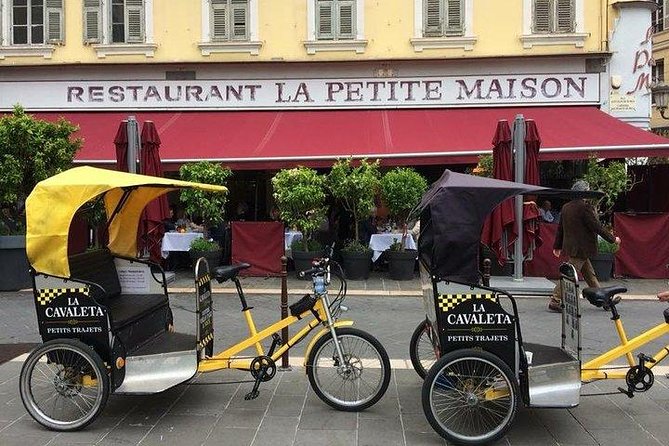 Original Nice city tour ( pedicab-vélo taxi) - Where You Meet: Fontaine du Soleil and Easy Return