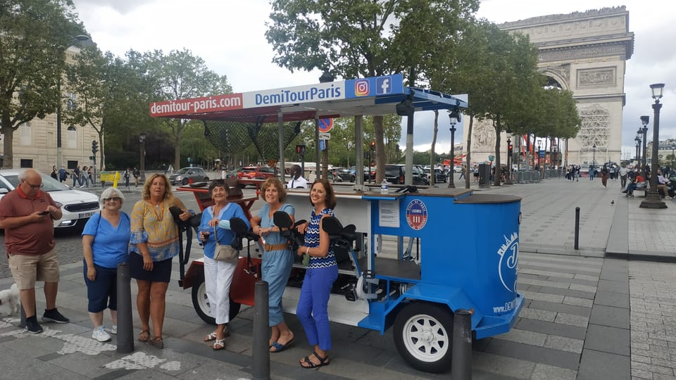 Paris: 1.5-Hour Eiffel Tower Beer Bike Tour - A Moving Bar Near the Eiffel Tower