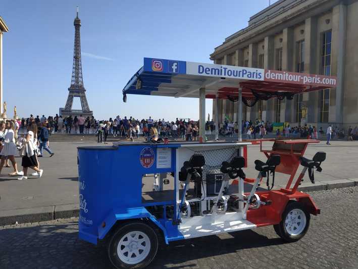 Paris: 1.5-Hour Eiffel Tower Beer Bike Tour - Place Victor Hugo and the 16th Arrondissement