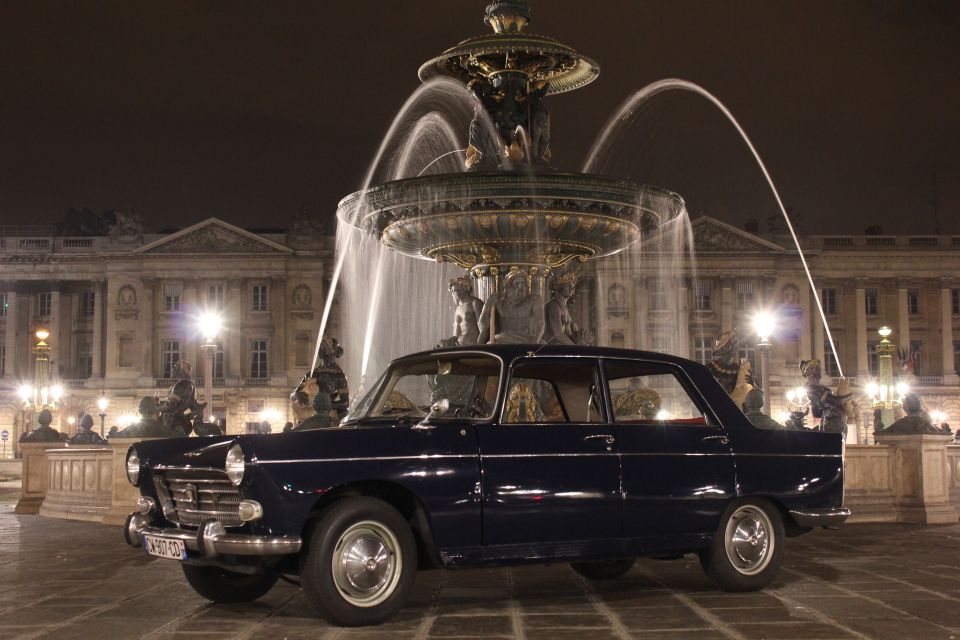 Paris: 1.5-Hour Vintage Car Night Tour - Why a vintage Peugeot changes the Paris sightseeing game