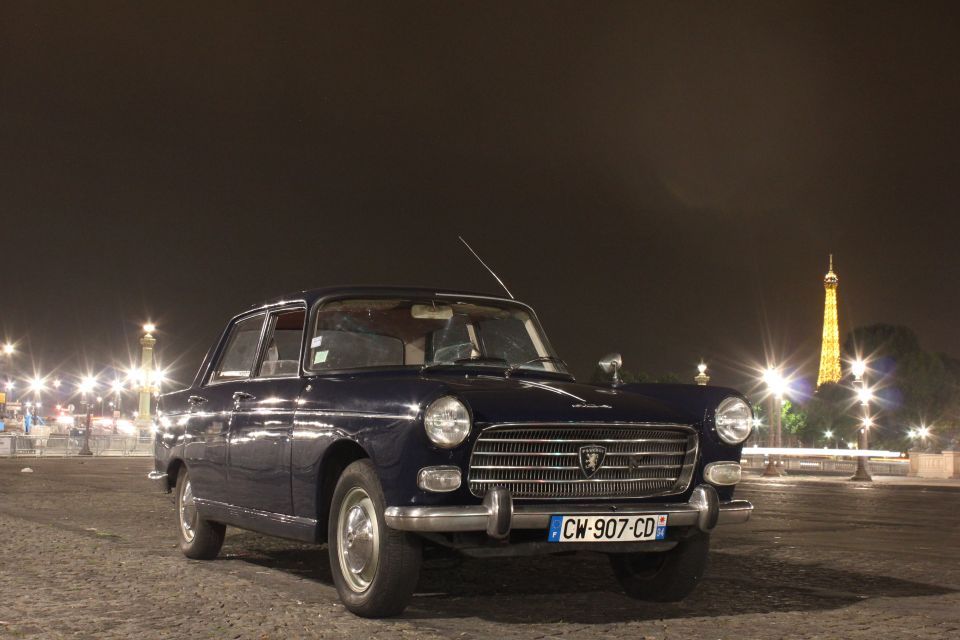 Paris: 1.5-Hour Vintage Car Night Tour - Butte-aux-Cailles, Gobelins, and the Albert Tower add local flavor