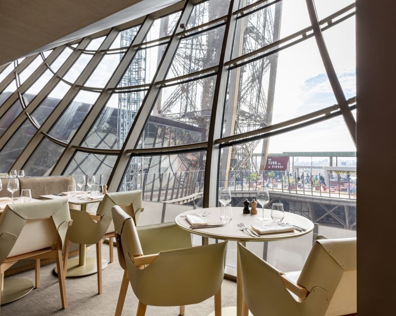 Paris: 3-Course Lunch at Eiffel Tower's Madame Brasserie - After lunch: first-floor views, glass floor, and exhibits