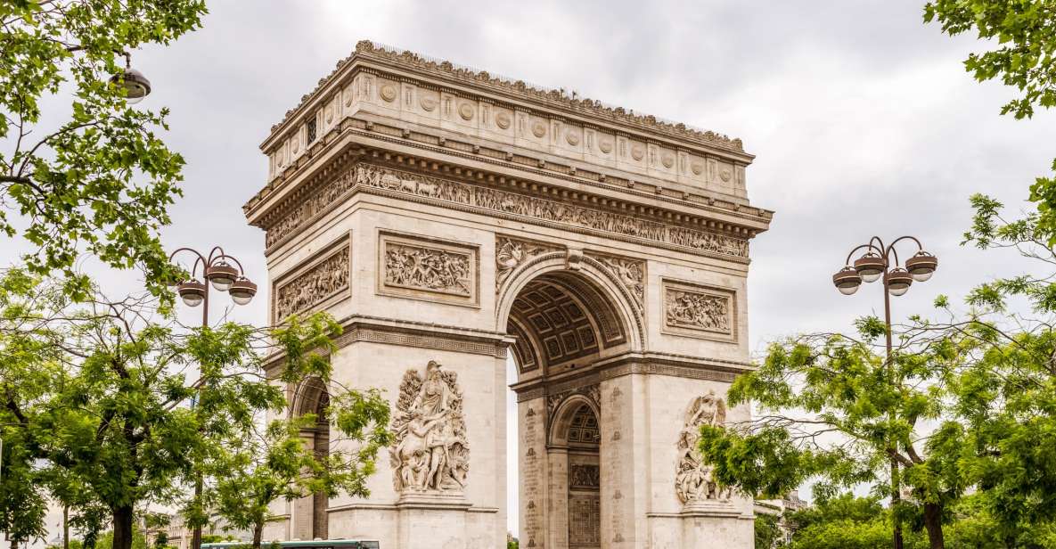Paris: Arc de Triomphe Rooftop Tickets - What you see from up high: the city map in all directions