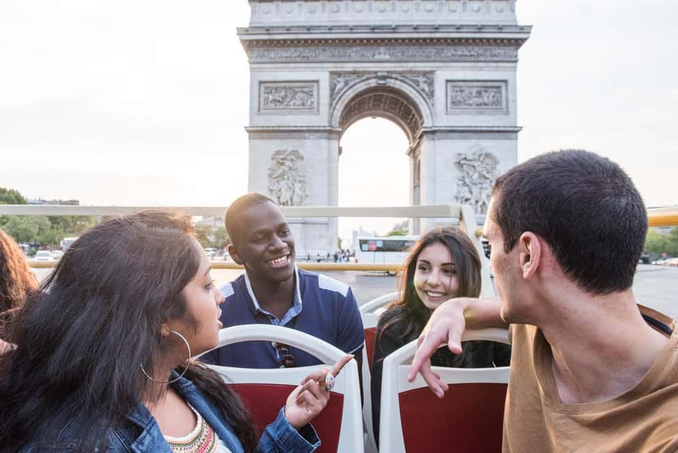 Paris: Arc de Triomphe Ticket & Big Bus Hop-on Hop-off Tour - Timed Arc de Triomphe Entry: What Your Ticket Really Enables
