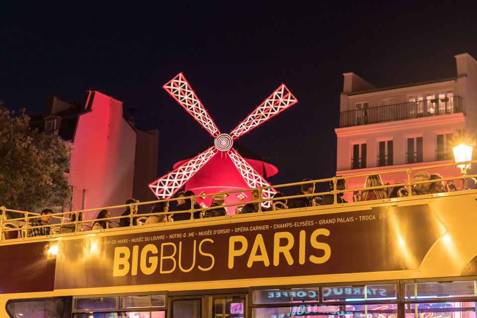 Paris: Big Bus Hop-on Hop-off Tour & Panoramic Night Tour - Comfort and small gotchas: cold air, heating, and audio timing