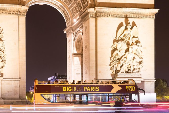 Paris Big Bus Open Top Panoramic Night Tour - Open-top views vs. closed-top reality in rainy or windy weather