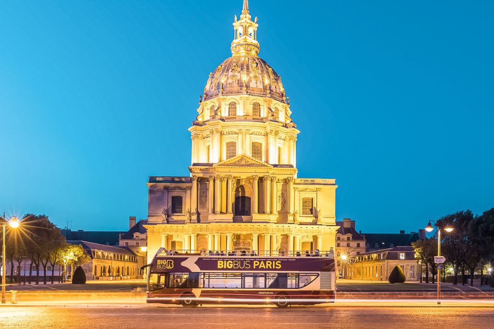 Paris: Big Bus Panoramic Night Tour by Open-Top Bus - Place du Trocadéro and the Eiffel Tower Sparkle Moment