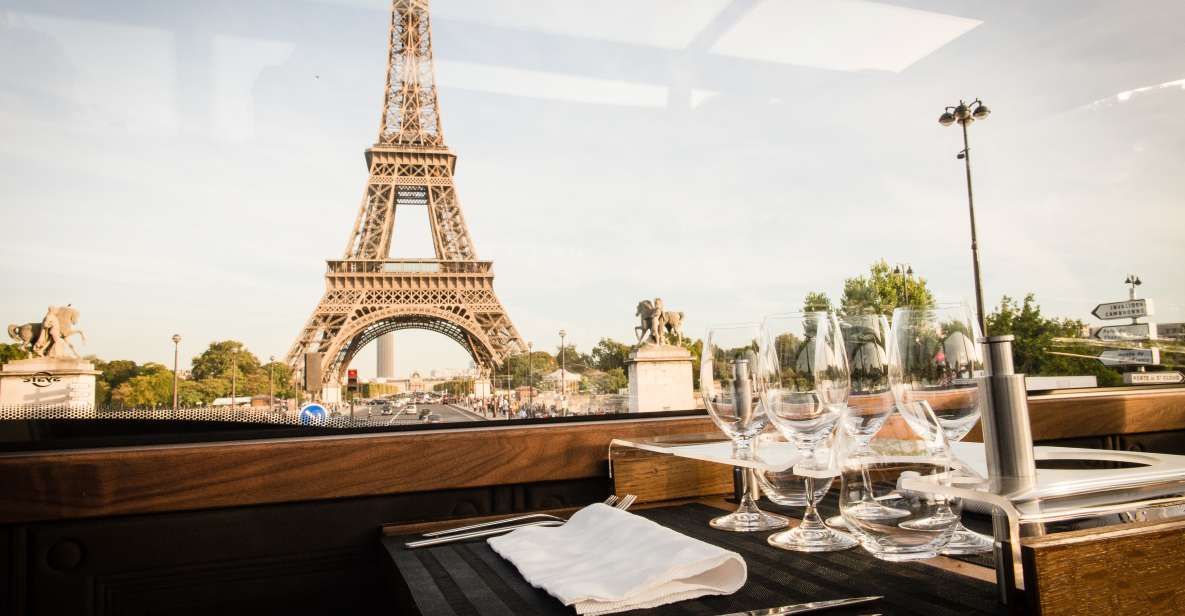 Paris: Bustronome Gourmet Dinner Tour - Why Dinner on a Glass-Roofed Double-Decker Feels Special in Paris