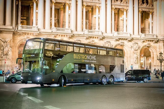 Paris Bustronome Gourmet Sightseeing Dinner on a Panoramic Bus - Audio guide, music, and the tech reality: how narration works