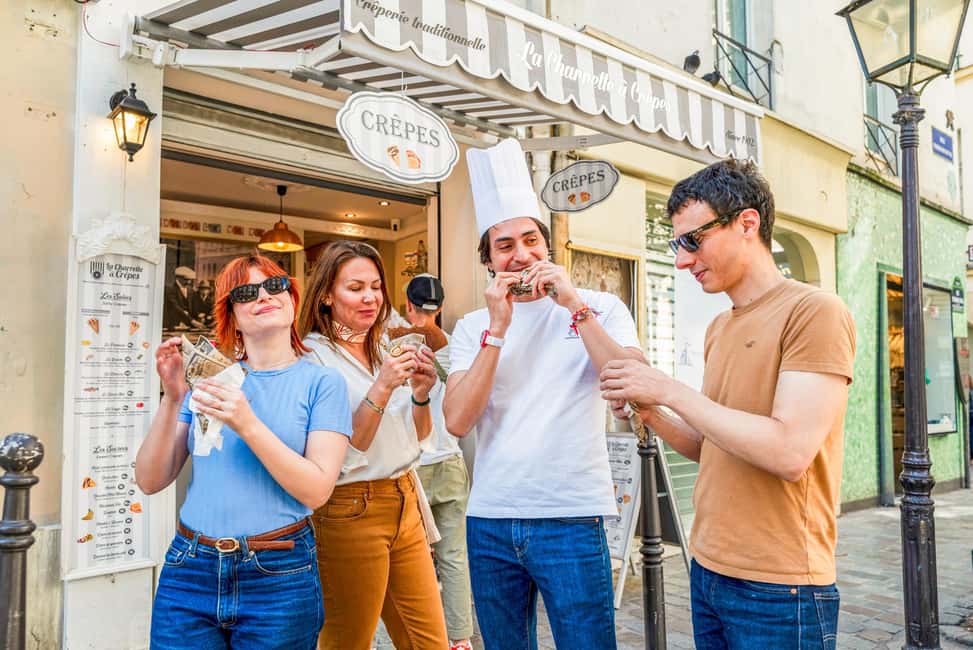 Paris: Champagne and Oysters Food Tour - Crêpe Finale: A Fresh Sweet Right Before Your Eyes