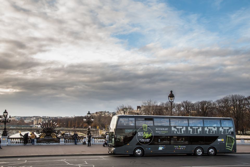 Paris: Champs Elysées Bus Toqué w/Lunch & Glass of Champagne - FAQ