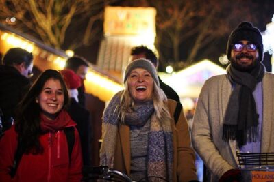 Paris Christmas Guided Bike Tour - Passing Les Invalides and the grand avenues