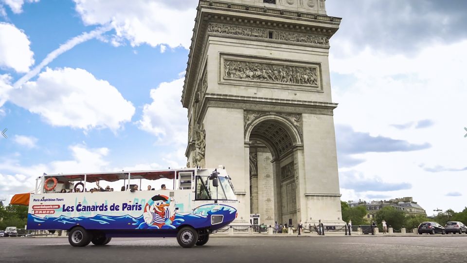 Paris: City and River Seine Tour on an Amphibious Bus - The 20-minute river experience: Seine Musicale, Saint-Cloud gardens, and La Défense