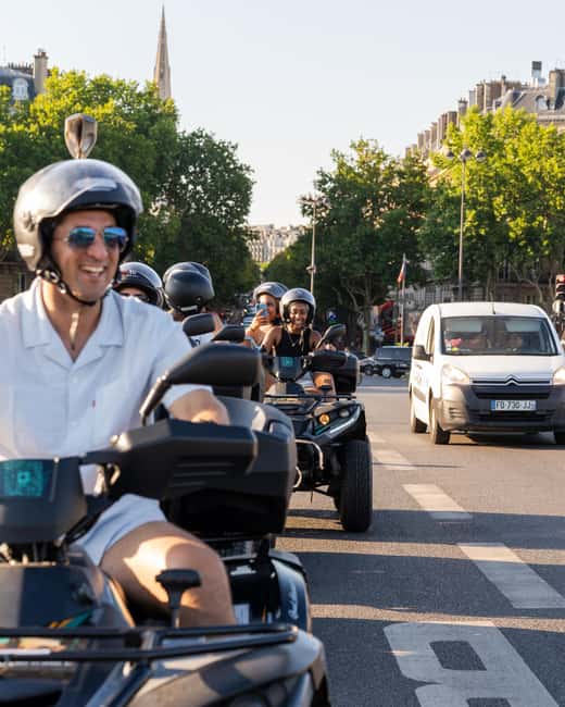 Paris: City Highlights Guided Quad Tour - Arc de Triomphe and big-circle driving vibes