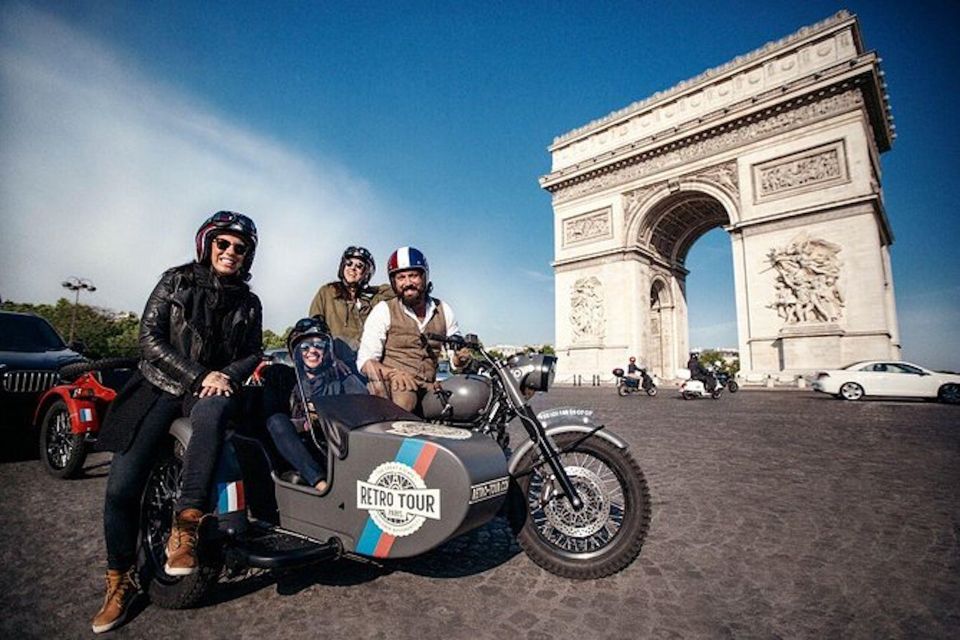 Paris: City Highlights Tour by Vintage Sidecar - Price and value: what $187 per group buys you