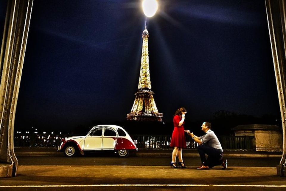 Paris: City Sightseeing Tour at Night in Vintage Car - Paris neighborhoods, not just postcard monuments